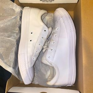 All white converse